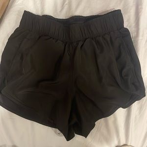 Black athletic shorts